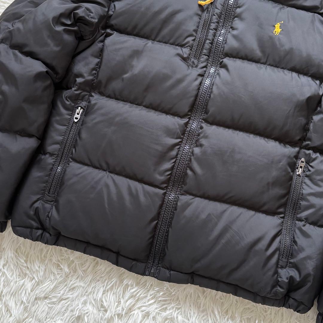 POLO RALPH LAUREN ダウンジャケット L 肉厚 黒 ポニー刺繍 - メルカリ