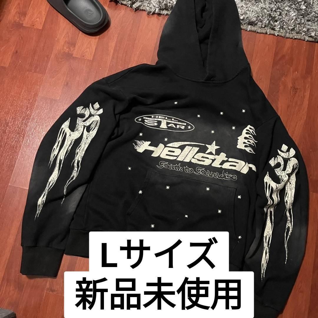 hellstar hoodie black racer Lサイズ - メルカリ