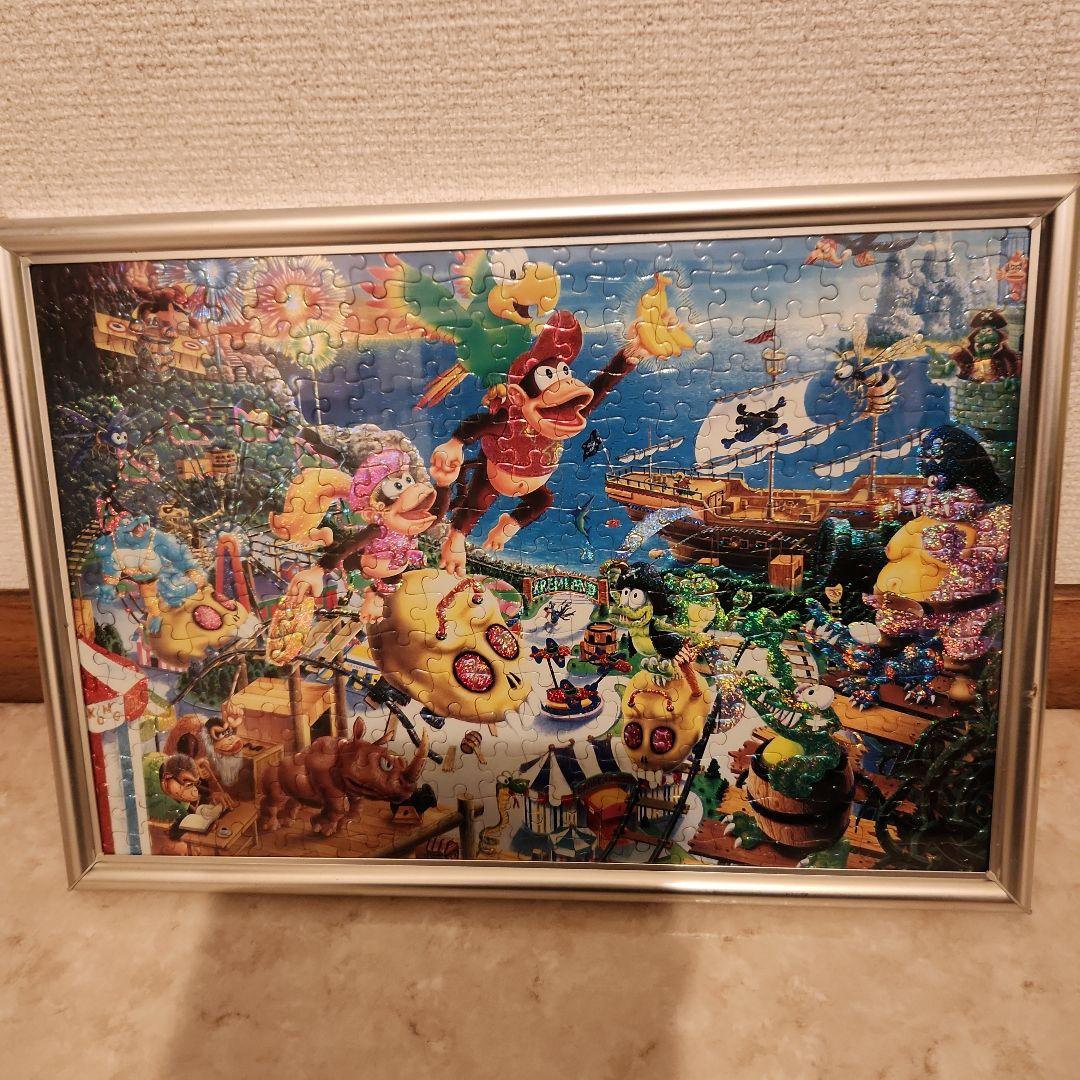 スーパードンキーコング2 クレムランド ホログラム ジグソーパズル300ピース スーパードンキーコング2 クレムランド ホログラムジグソーパズル 300