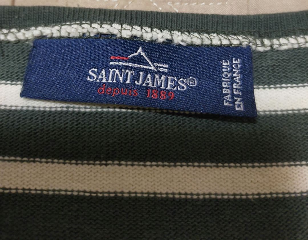 美品 セントジェームス エルボーパッチ カーキ✕生成り t6 L - メルカリ