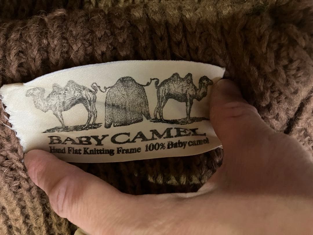 2022AW NICENESS GOLD カウチンショールカラーニット