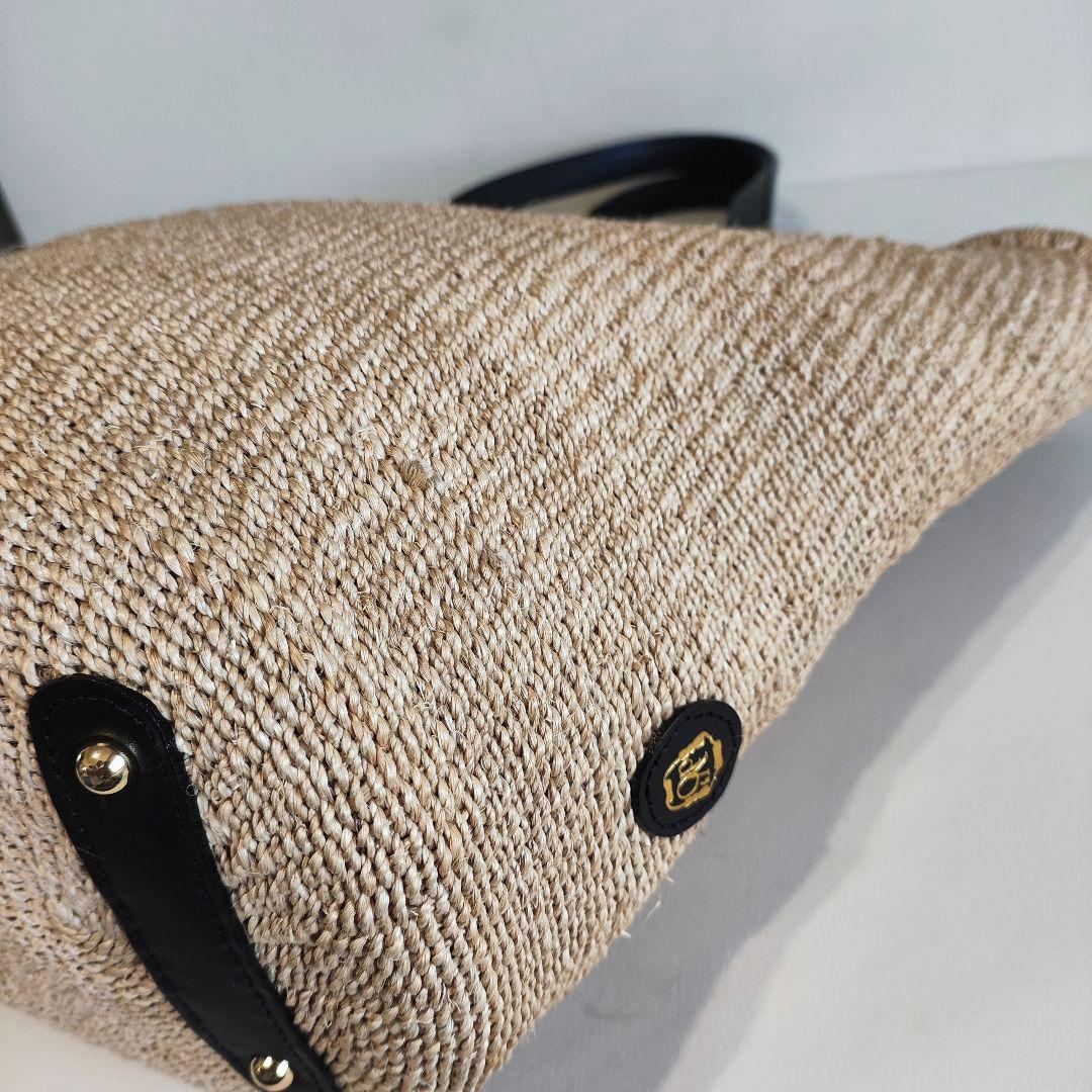 VIOLAd'ORO ヴィオラドーロ アバカトート かごバッグships - メルカリ