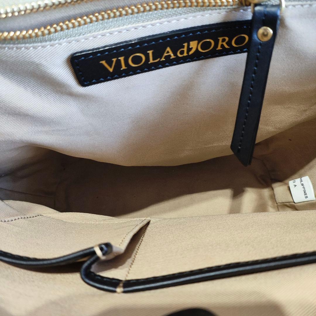 VIOLAd'ORO ヴィオラドーロ アバカトート かごバッグships - メルカリ