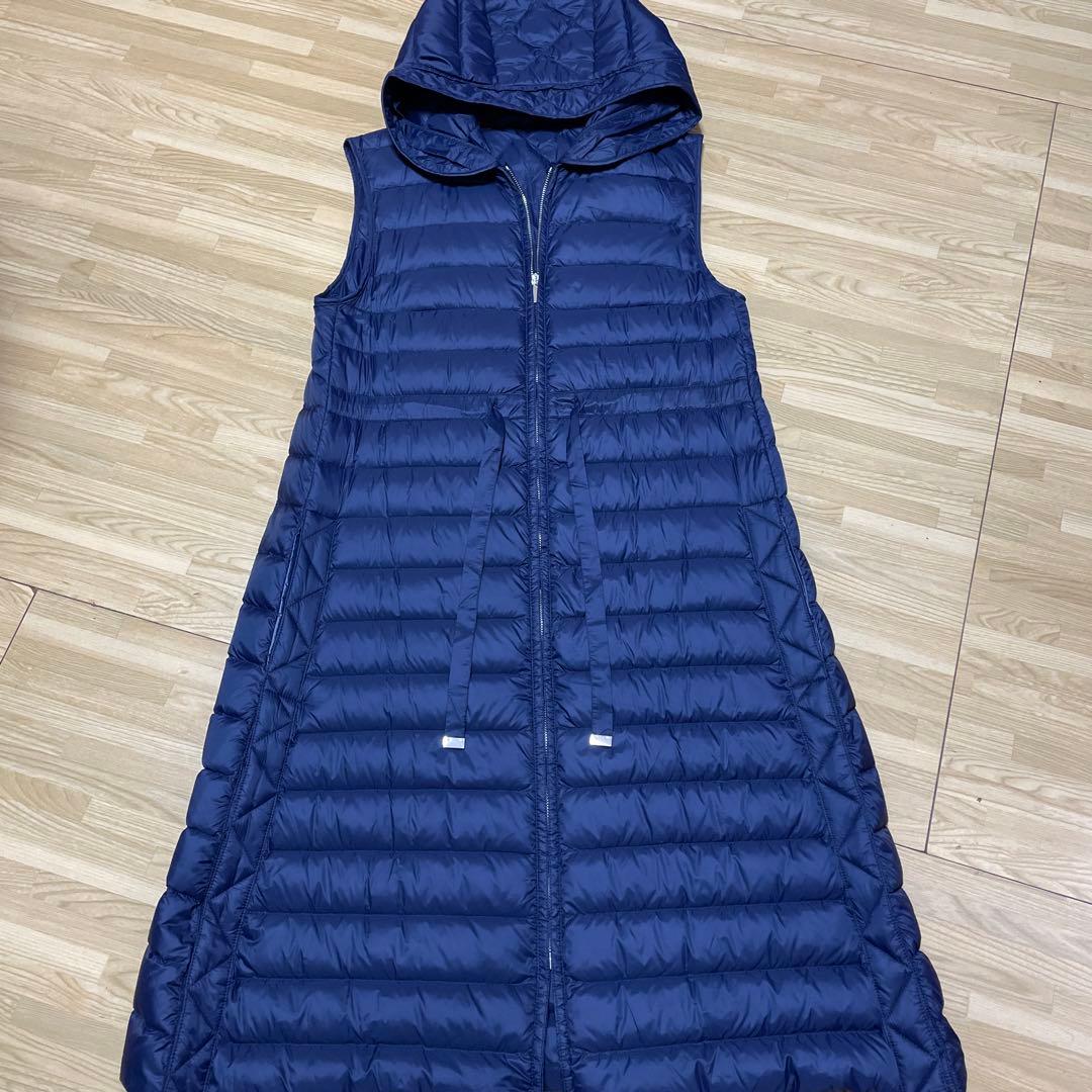 極美品✨マックスマーラダウンロングジレ40 マックスマーラ ダウンジャケット コート ザキューブ トレギル ロング