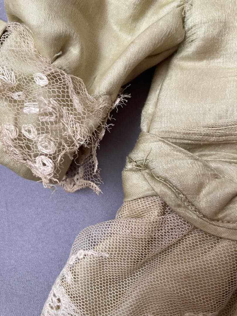 アンティークドール ドレス ボネ ビスクドール - メルカリ