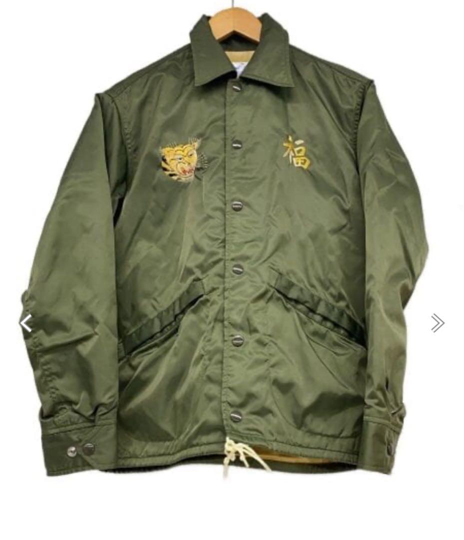 BEAMS x TOYO ベトナム刺繍コーチジャケット s オリーブ BEAMS x TOYO ベトナム刺繍コーチジャケット s オリーブ