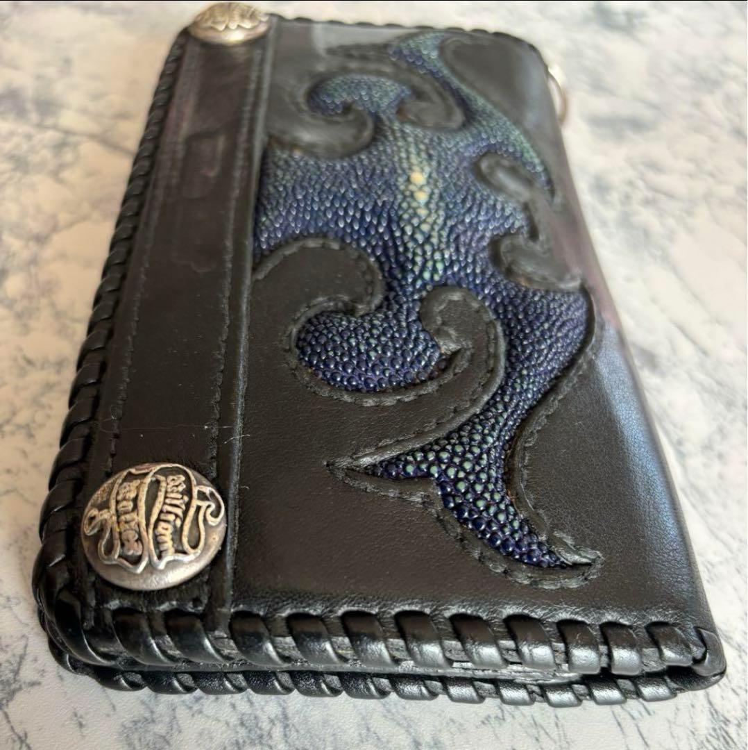 william walles ウィリアムウォレス 長財布 エイ革 牛革 | Shop at