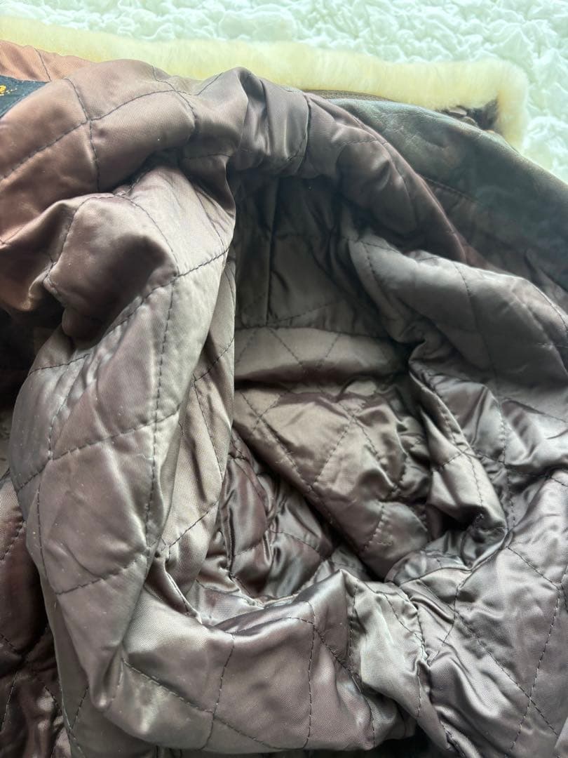 USARMY G1 羊革 フライト レザージャケット ファー取外し可 L