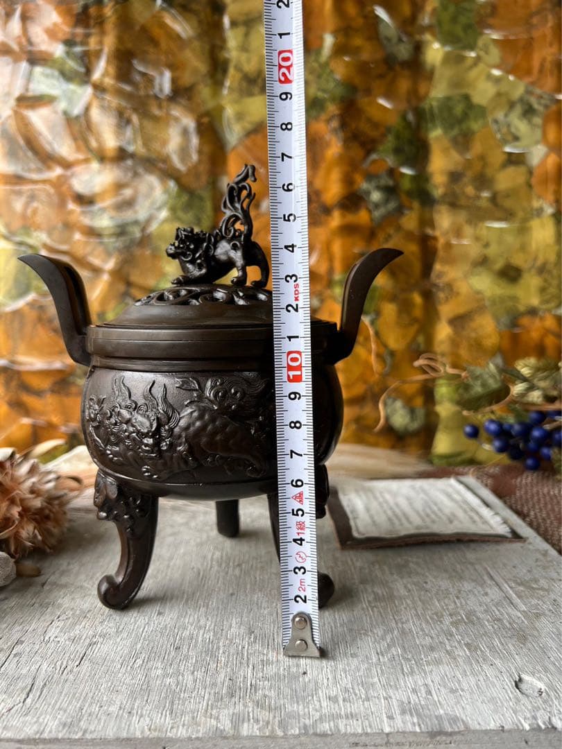 香炉 アンティーク 骨董 インテリア - メルカリ