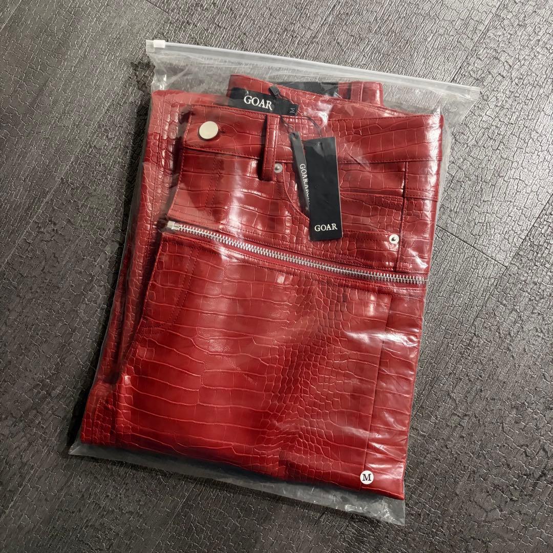 goar.archive クロコレザーパンツ M 新品未使用 - メルカリ