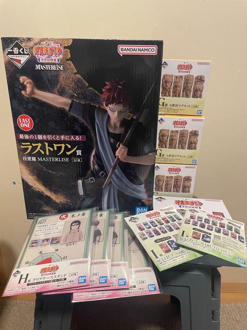 NARUTO MASTERLISE 我愛羅 LAST ONE賞 おまけ付き - メルカリ