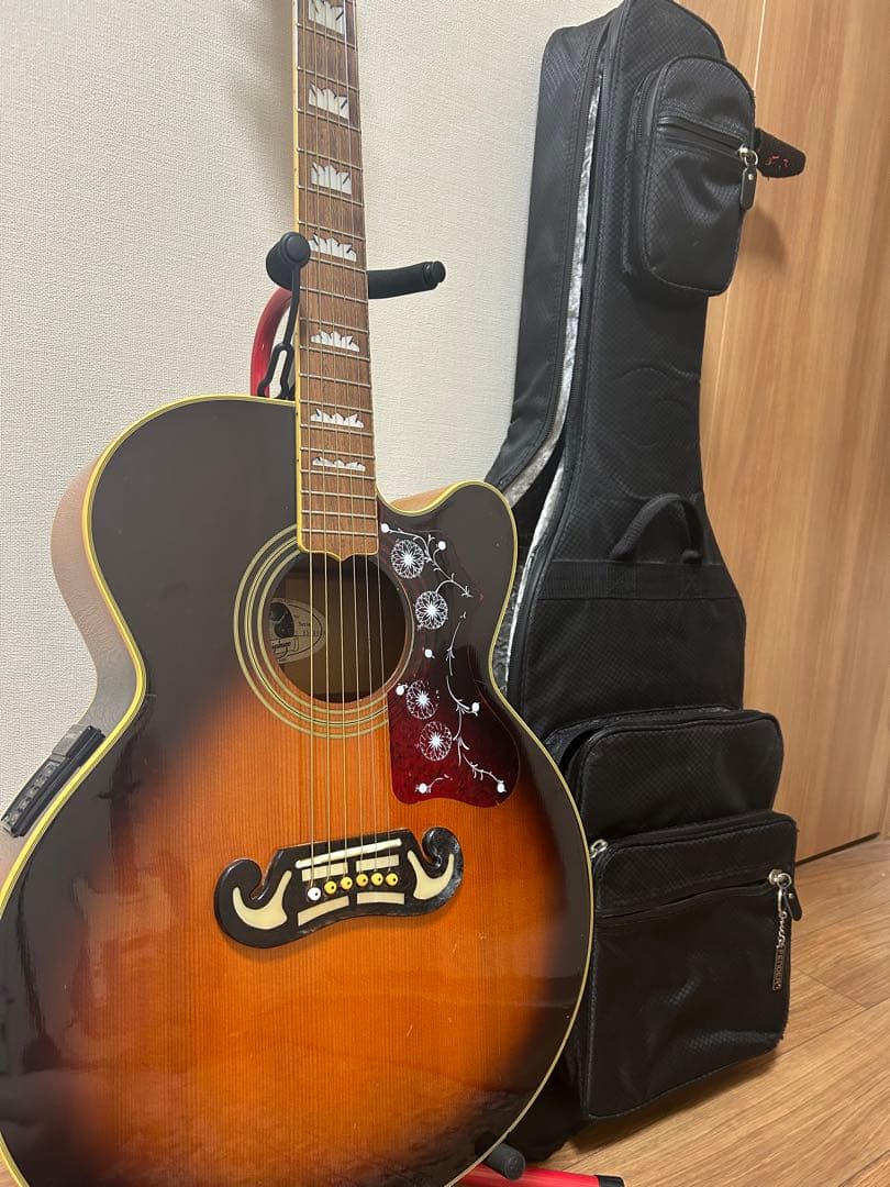 エピフォン エレアコ ギター EJ-200CE VS Epiphone J-200EC Studio Acoustic-Electric Guitar - Vintage
