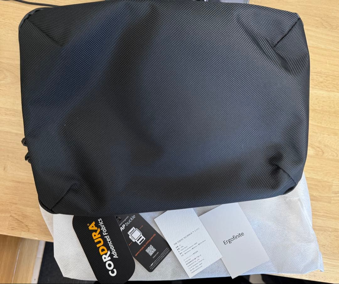バッグ THE TOKYO TECHPACK SLING A review of Ergofinite's 