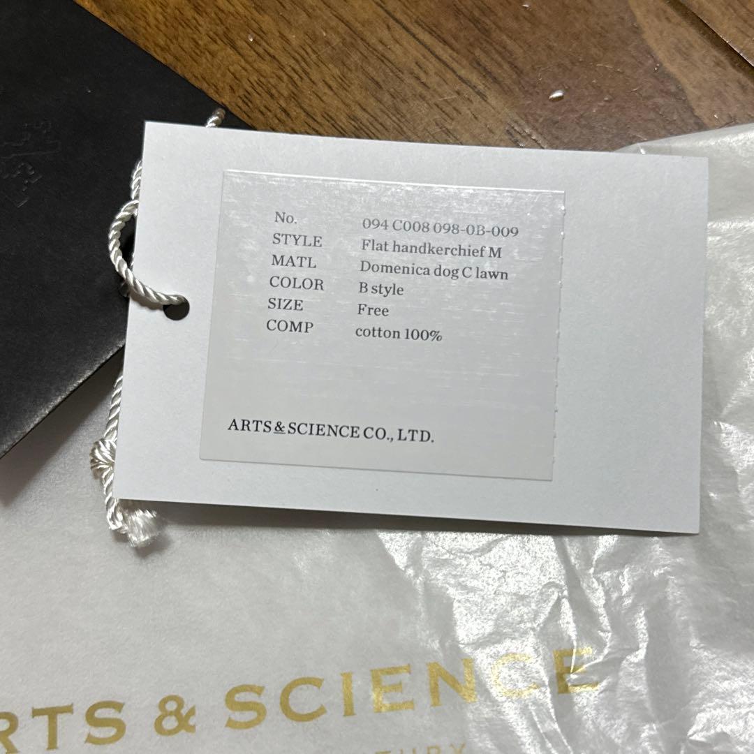 arts&science ハンカチーフ ホリデーシーズン ドメニカモアゴードン