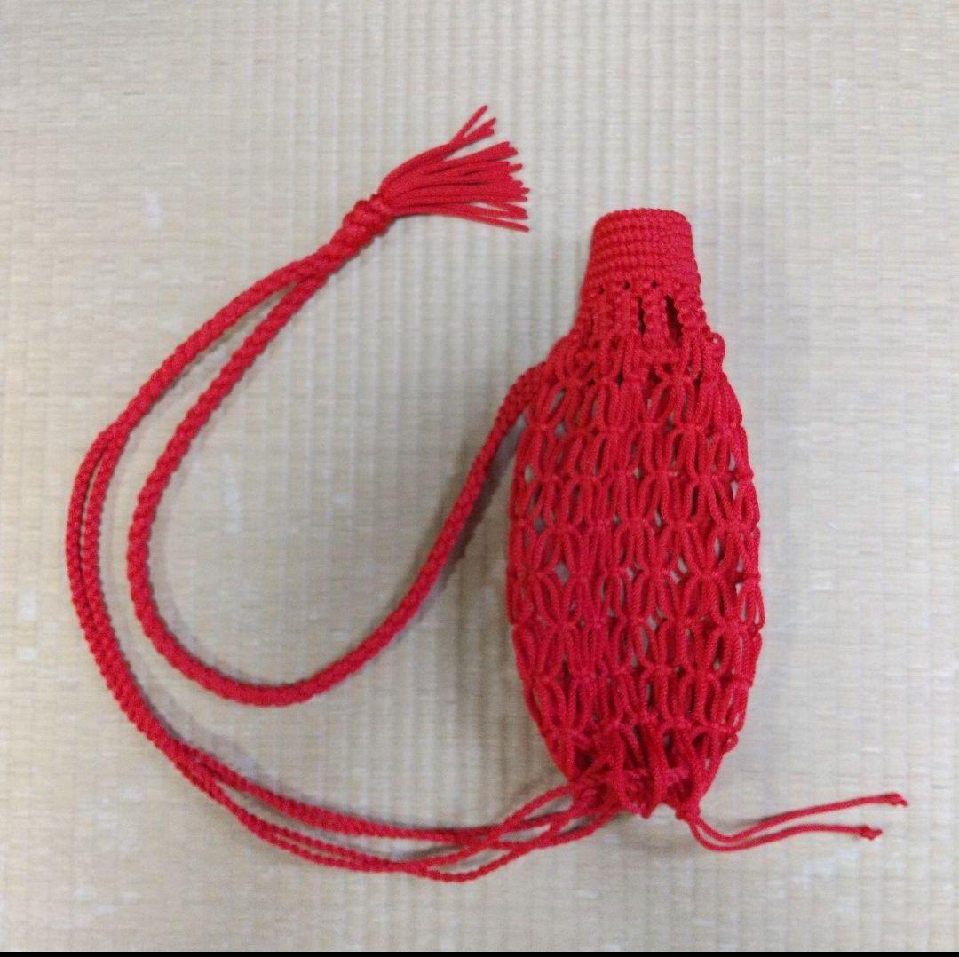 法螺貝 袋 大 赤 七宝編みの通販｜www.a26barbershop.com