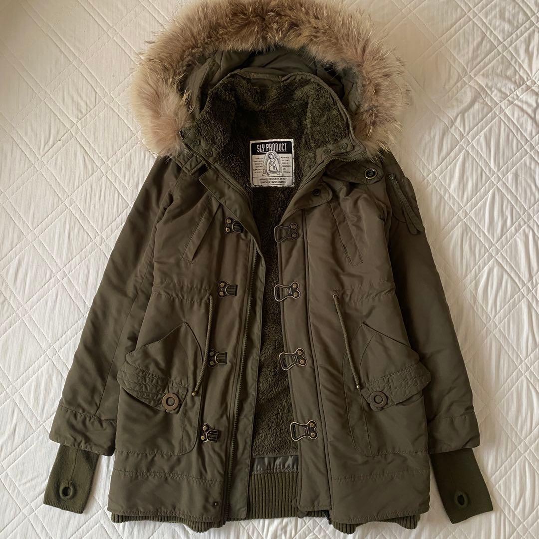【SLY 】N3B モッズコート カーキ ミリタリー Mスライy2k 平成ギャル SLY 】N3B モッズコート カーキ ミリタリー Mスライy2k 平成ギャル