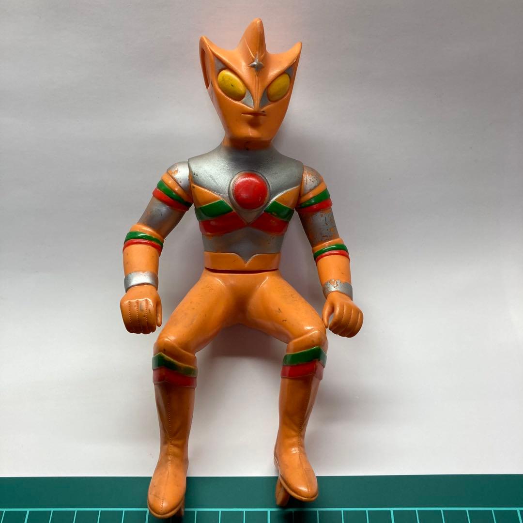 ポ*T様 【激レア】ブルマァク　トリプルファイター ソフビ 当時物(バイク欠品) 1301] トリプルファイター 面替え クリア