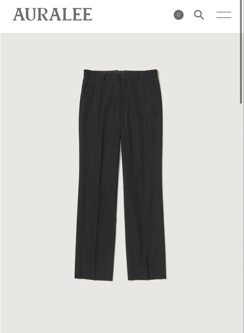 パンツ AURALEELIGHT WOOL MAX GABARDINE SLACKS パンツ / AURALEE / LIGHT WOOL MAX GABARDINE SLACKS / KHAKI | Y