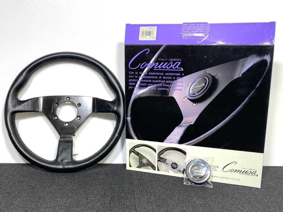 新品未使用 コムサ ステアリング 32Φ ブラックスポーク レザー 希少 Yahoo!オークション -「comme ca」(ステアリング) (パーツ)の落札相場