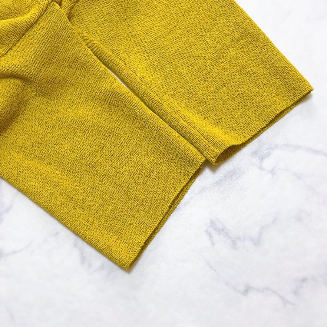 美品♡BEARDSLEY ドルマン ニット ゆったり フリーサイズ イエロー