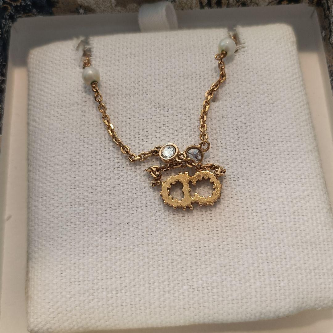 Christian Dior ネックレス クレール パール 剥がれあり - メルカリ