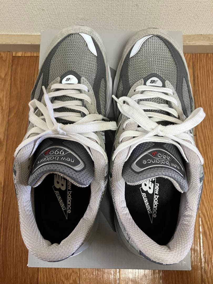 靴 New Balance 990V6 \"Gray\" (Heel Logo NB)