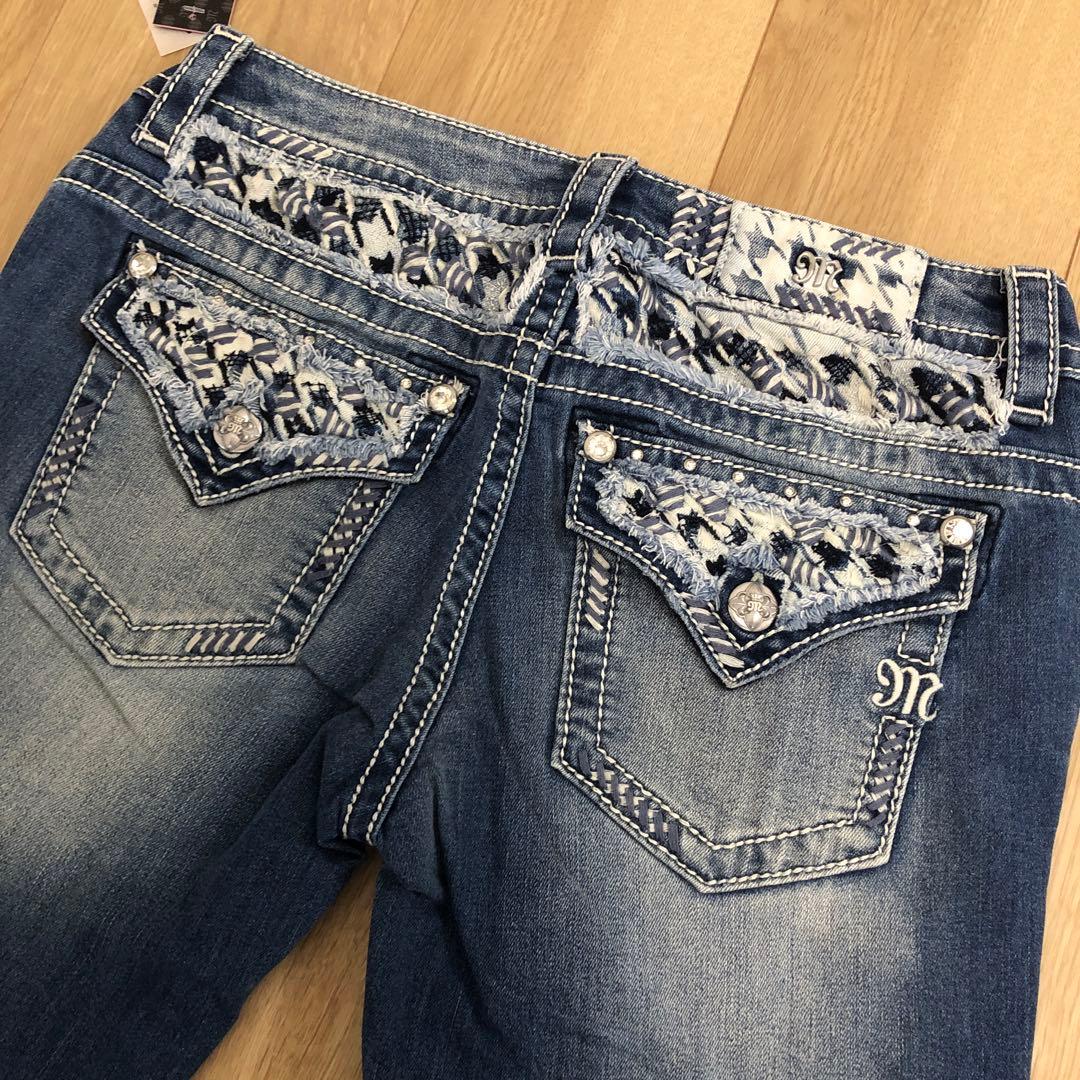 Miss Me ブーツカットデニム 28 ダークブルー 新品タグ付き - メルカリ