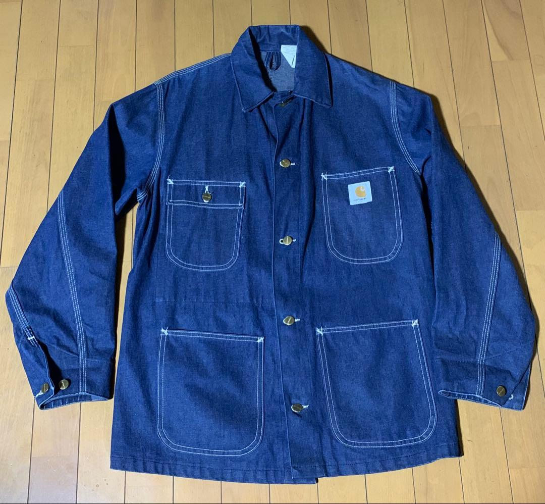 90s usa製 カーハート デニム カバーオール 濃紺 90s USA製 Carhartt カーハート デニム カバーオール サイズ40 - メルカリ