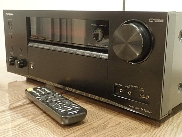 ONKYO TX-NR696 AVアンプ 付属多数、超美品・快調・よい音響です オンキヨー、バーチャル5.2.2ch再生が可能で10万円を切る7.2ch AV
