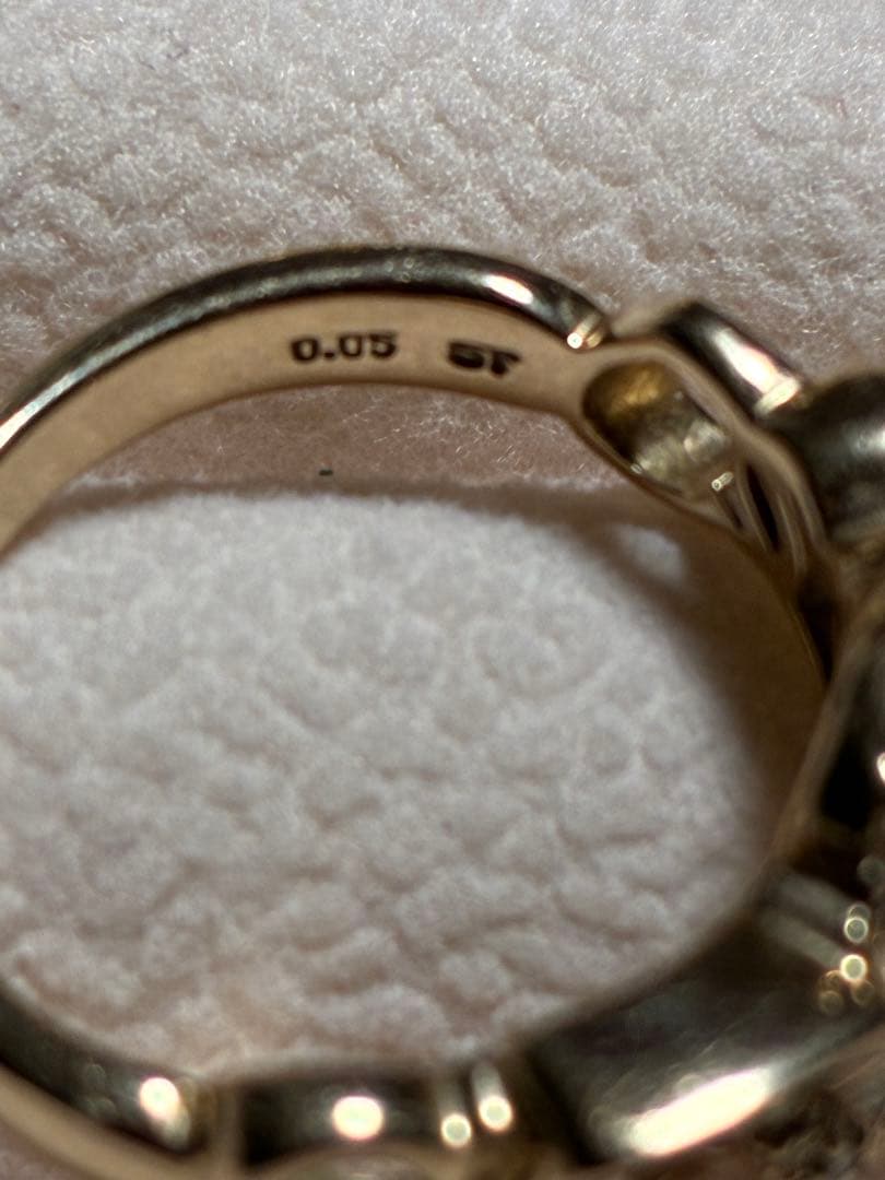 サマンサティアラ　K18 ゴールド ハート型 リング　8号　4.1g