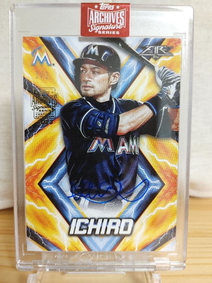 激レア！世界5枚限定！1/5イチロー 直筆サイン デュアルチームオート