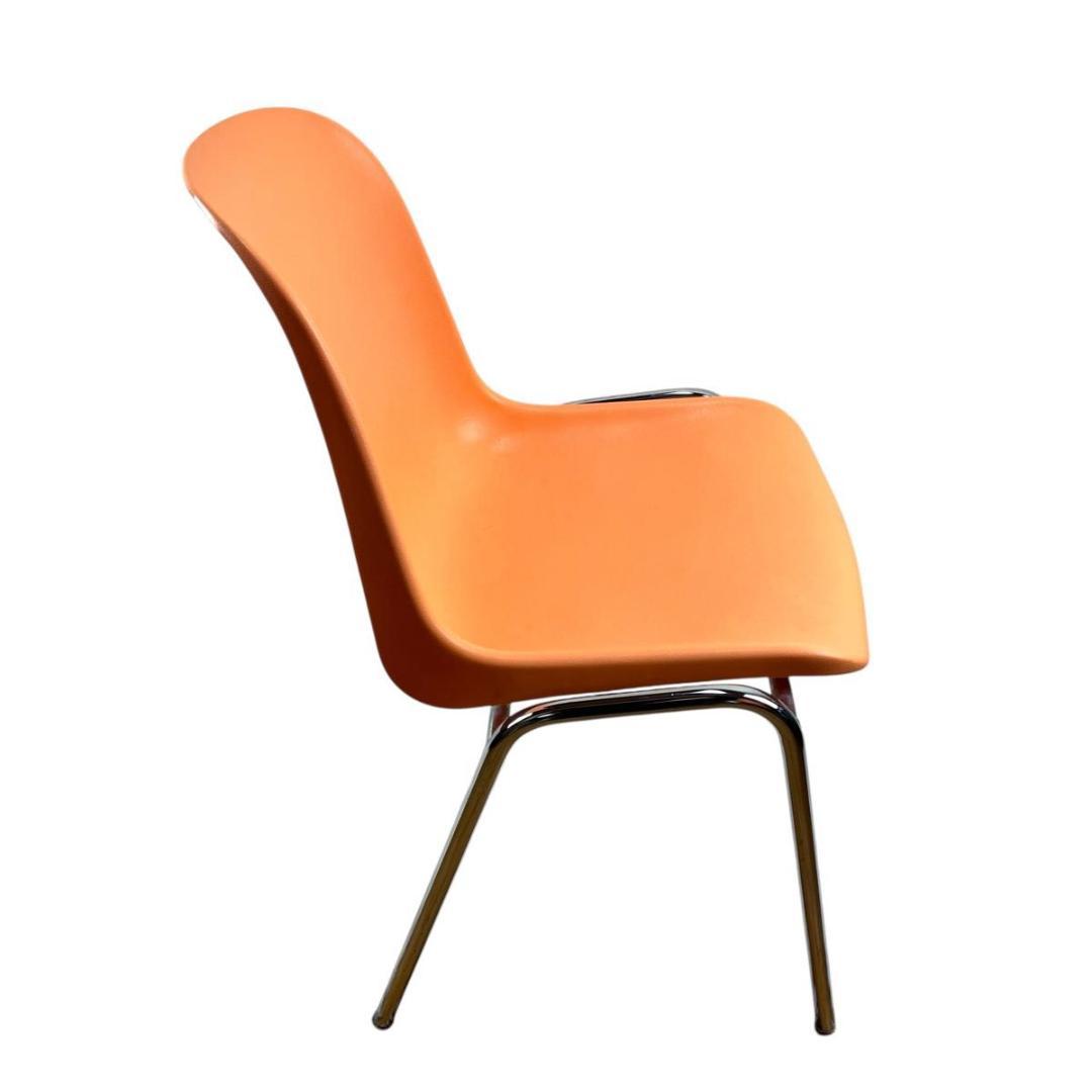 イタリア製】MOD ELENA スタッキングチェア 3脚セット オレンジ - メルカリ