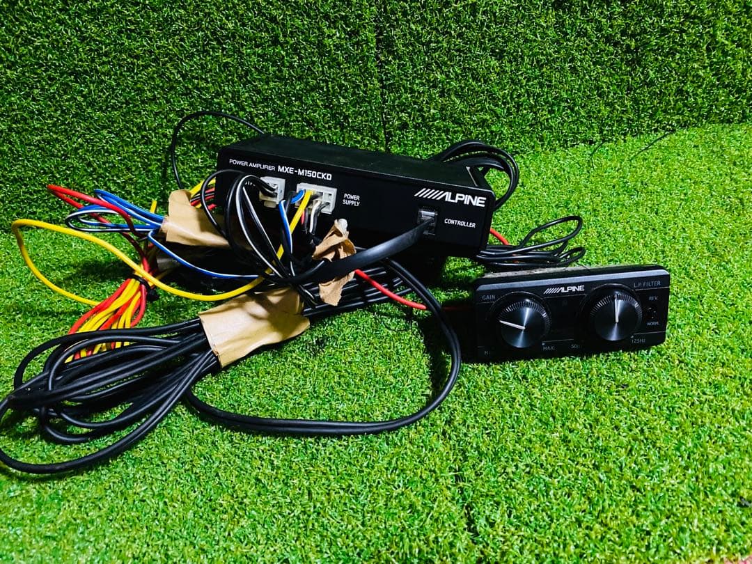 アルパイン パワードサブウーファー MXE-M150CKD アンプ - メルカリ