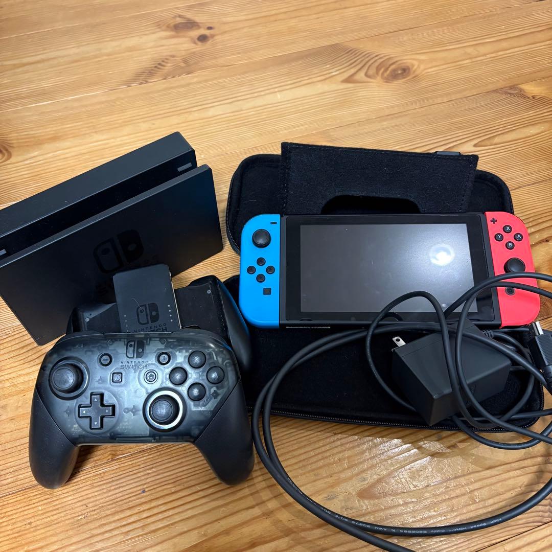 Nintendo Switch ネオンレッド/ブルー 本体　プロコン Nintendo Switch [ネオンブルー/ネオンレッド]の製品画像 - 価格.com