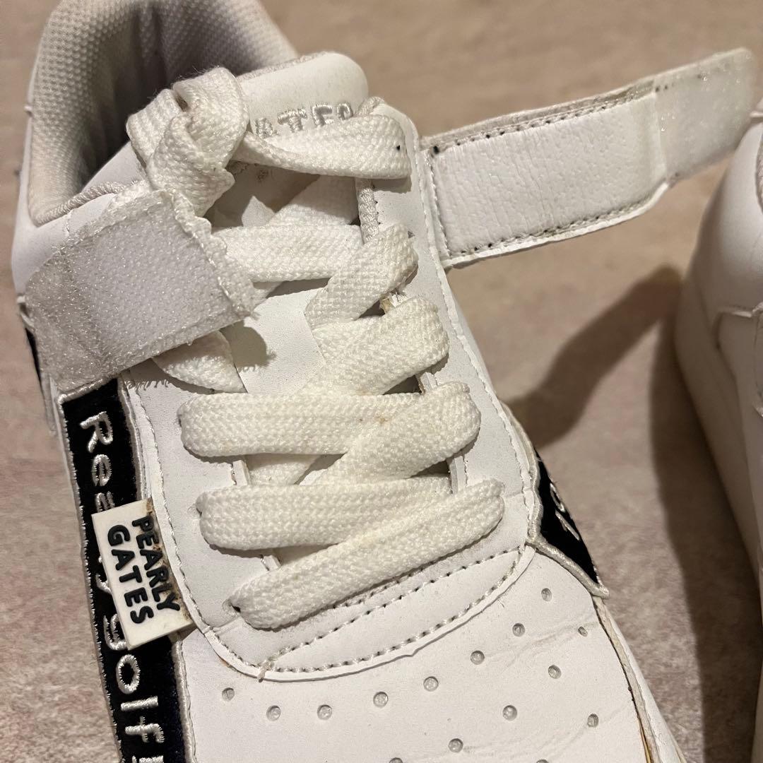 PEARLY GATES ゴルフシューズ レディース　22.5cm 靴　スパイク