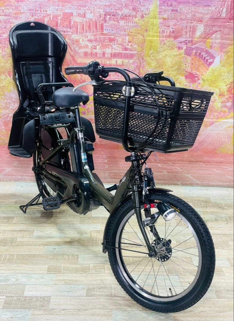 ZK3475 電動自転車 ヤマハ パスキス 子供乗せ 20インチ 送料無料