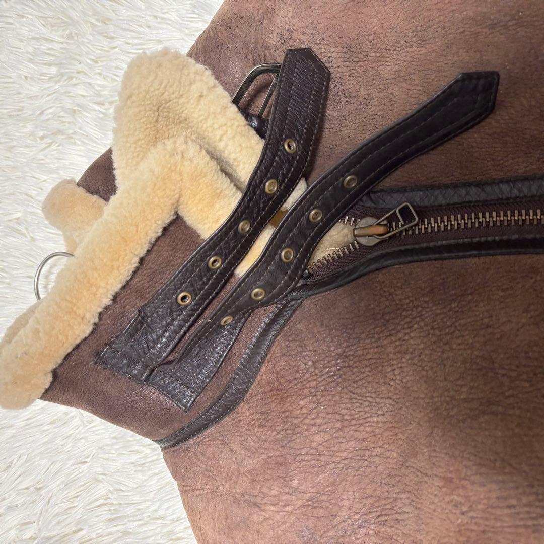 人気✨90's リアルムートン B-3 シープスキン レザージャケット