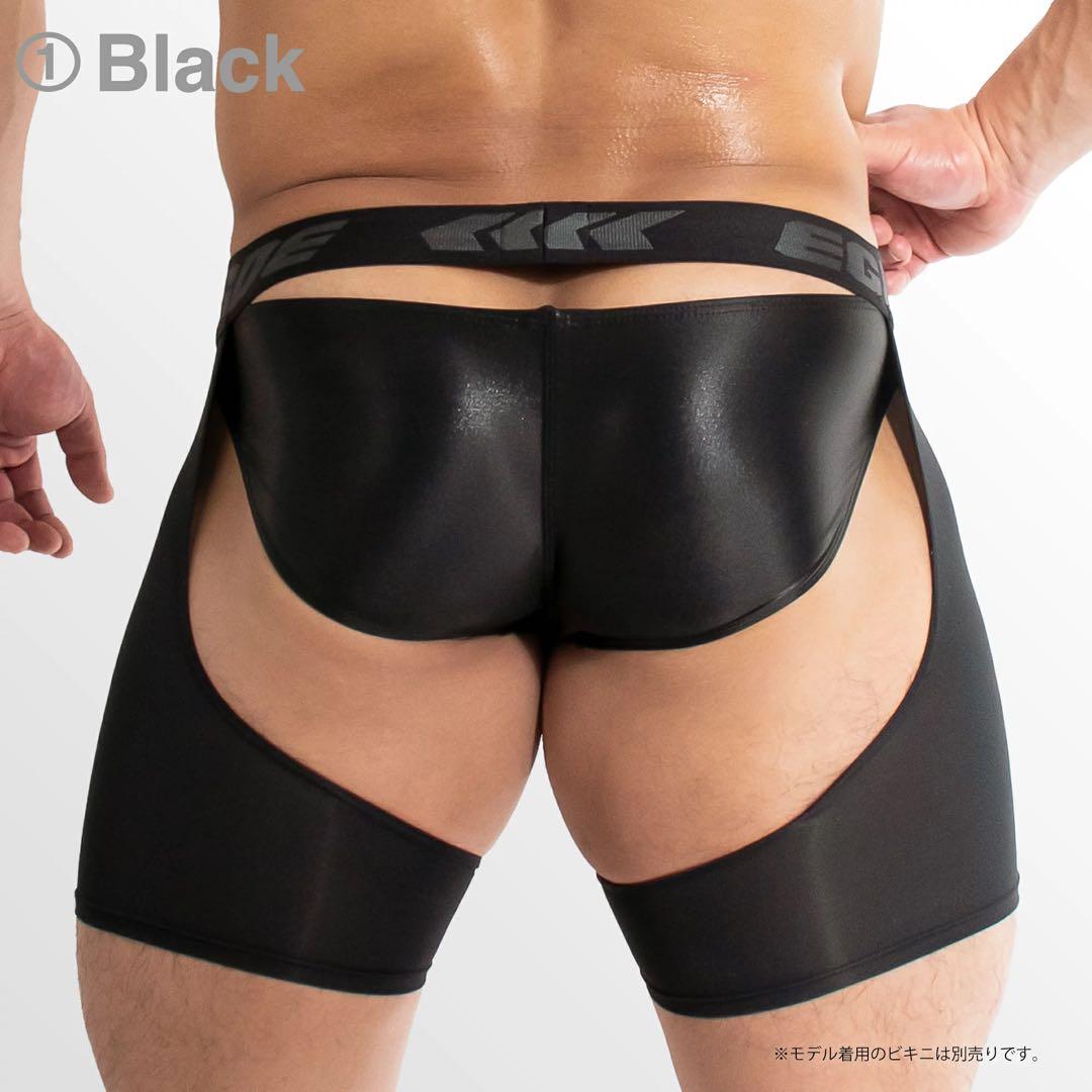 EGDE RAVE UNIGHT ビキニ　チャップス　セット　黒　サイズM