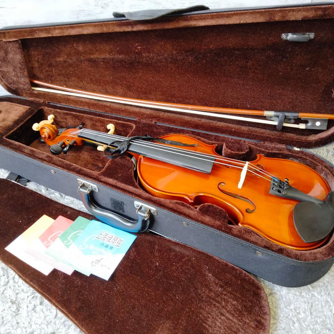 【美品】カルロジョルダーノ バイオリン VS-1 3/4 2016年製 ケース付 カルロジョルダーノ バイオリンセット(9点セット) VS-F1 3/4 (身長130