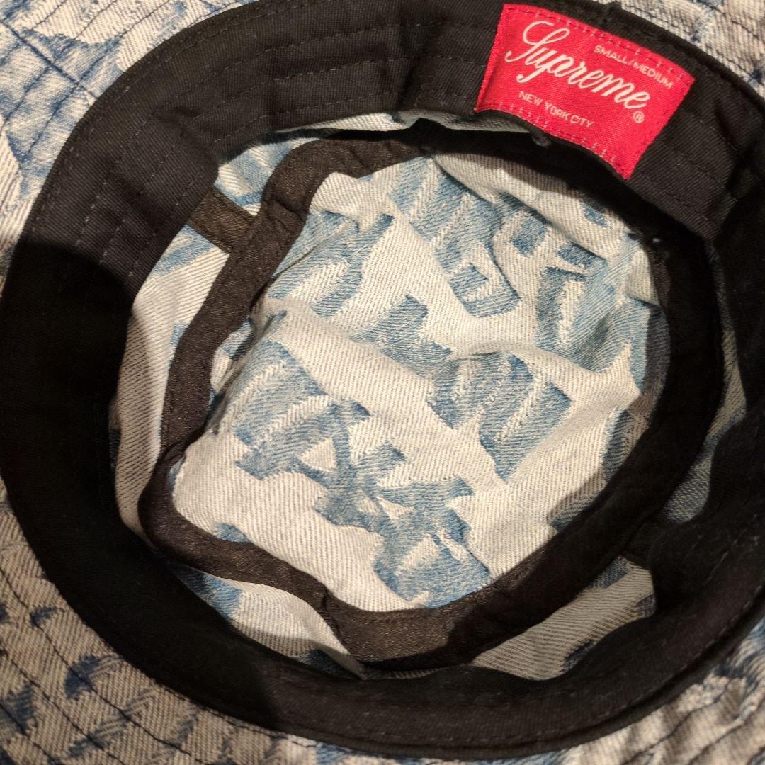 は*ど様 Supreme シュプリーム デニム バケットハット S/M - メルカリ