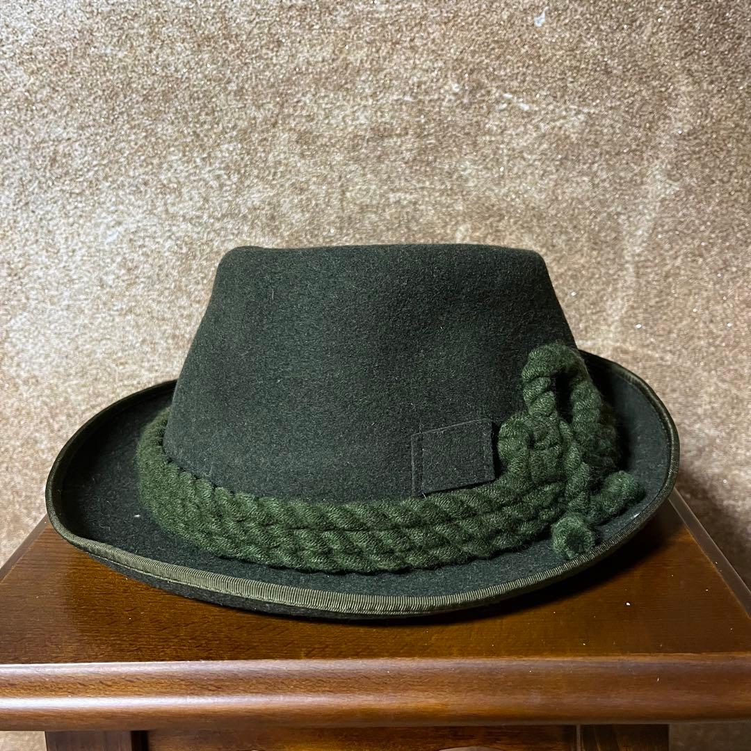 オーストリア製 チロリアンハット ZAPF 58 フェルト帽 - メルカリ