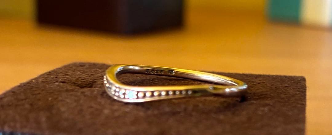 agete アガット　K5 ダイヤモンドリング　0.026ct ゴールド　9号