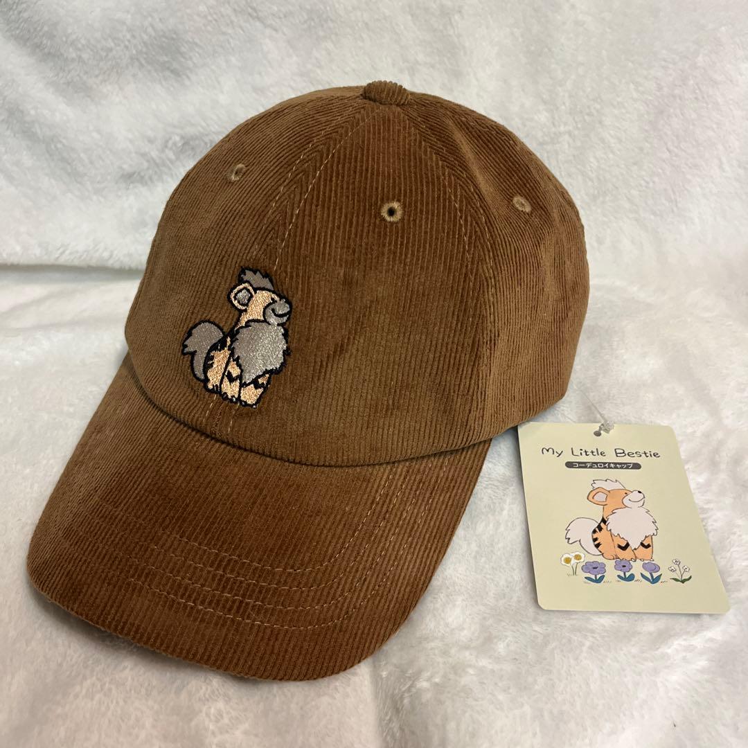 ポケモン ガーディ コーデュロイキャップ My Little Bestie - メルカリ