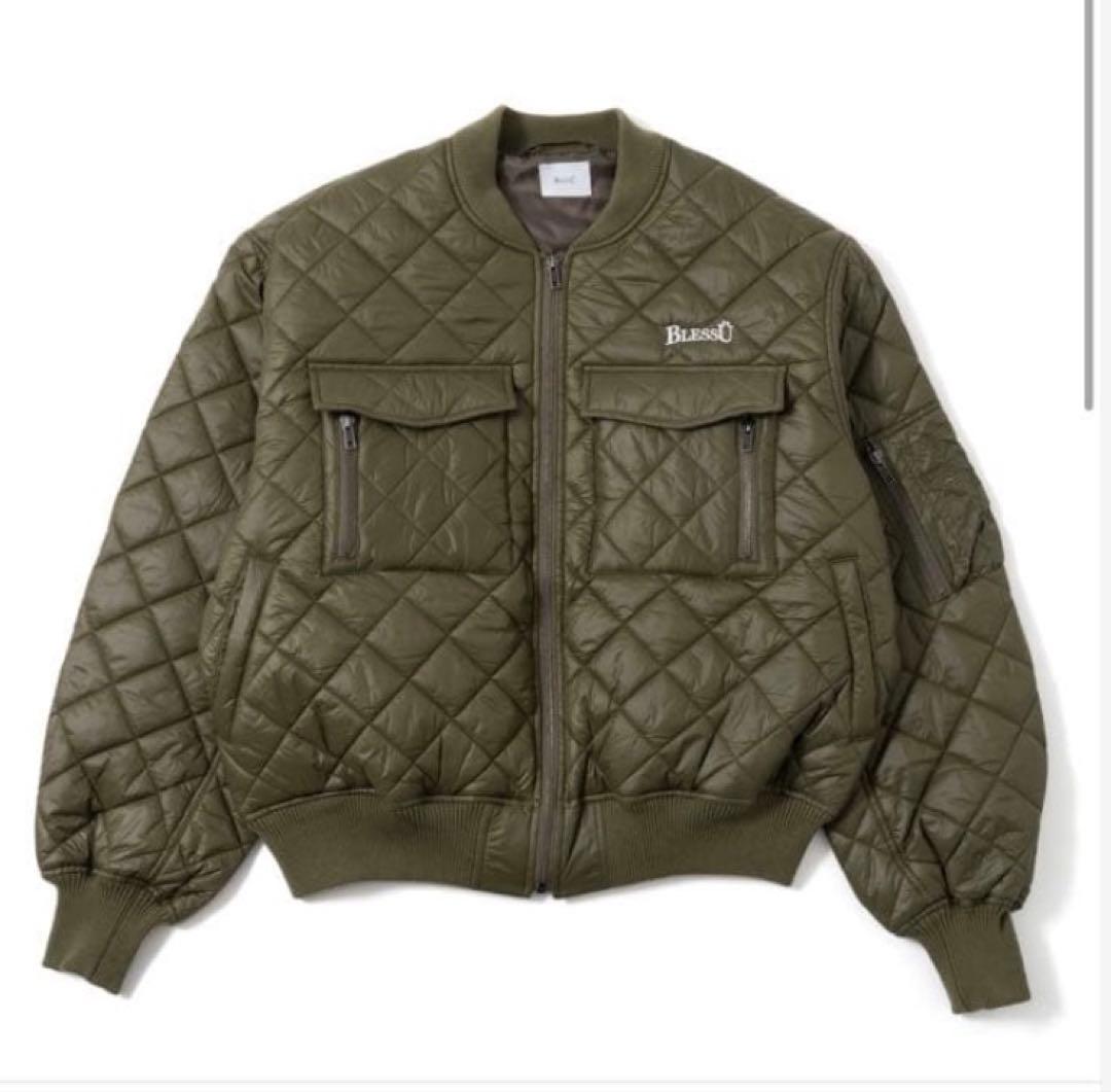 BLESS U BU quilting MA1 オリーブ United Athle MA-1 JACKET - OLIVE - The Great Divide