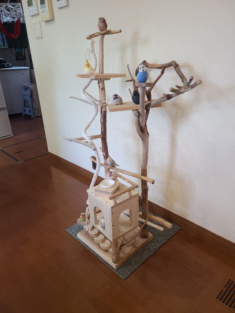 ⑥もちこ様専用オーダーページ バードアスレチック流木 ハンドメイド