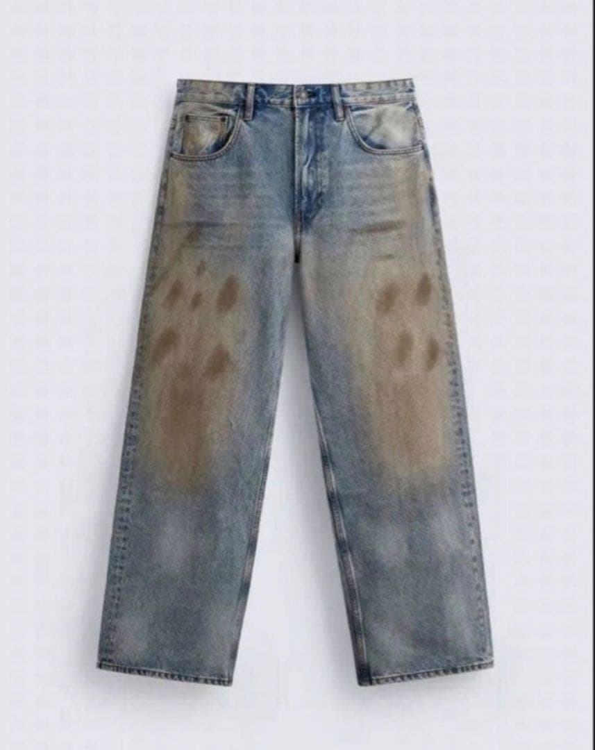 ZARA デニムバギー Acne Studios BAGGY FIT 38 Acne Studios 2023 Super Baggy Fit Jeans | Blue | FARFETCH UZ