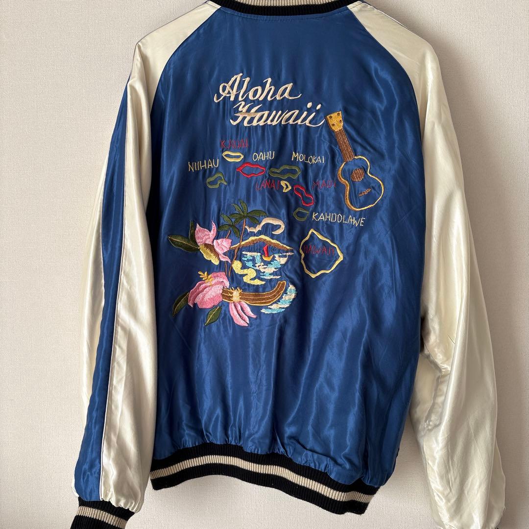 テーラー東洋 スカジャン 1950sスタイル アセテート XXL 鷹 テーラー