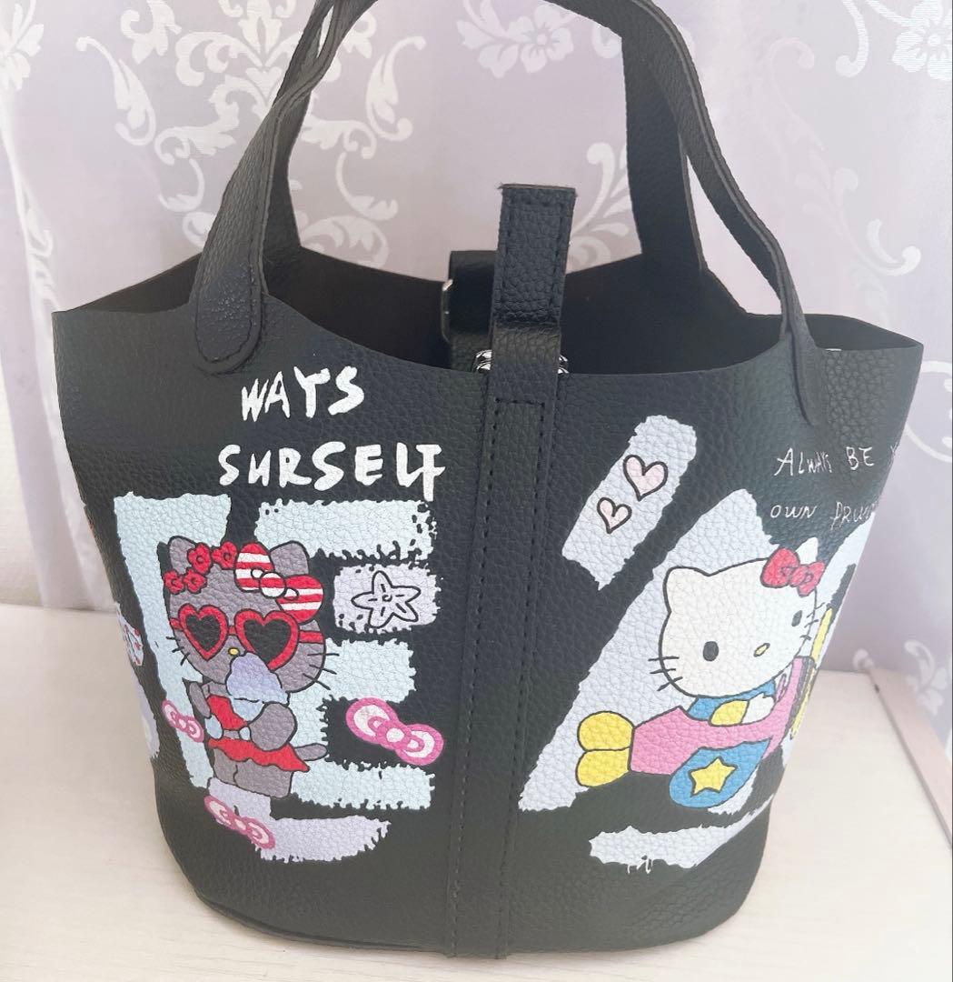 日焼けキティ ガングロキティ ハローキティ ハンドバッグ キティハワイ