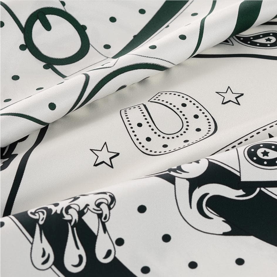 エルメス カレダブルフェイス 140 《朝の散歩・バンダナ》