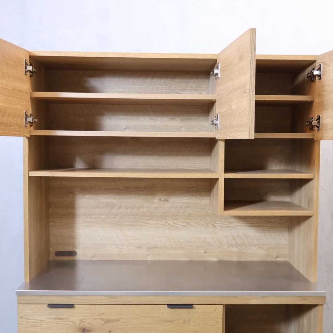 unico ウニコ ADDAY アディ オーク材 キッチンボード レンジ 食器棚